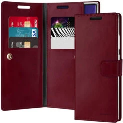 Classy Wine Galaxy Note 20 Ultra Mercury Mansoor Wallet Case Cover