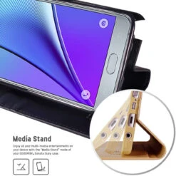 Black Galaxy Note 5 Mercury Sonata Diary Card Slots Wallet Case 8 Black Galaxy Note 5 Mercury Sonata Diary Card Slots Wallet Case -Cheap NewCase Store galaxy note 5 sonata wallet black 5 94229.1594362443