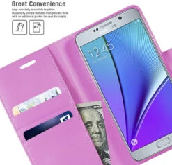 Purple Galaxy Note 5 Mercury Sonata Diary Card Slots Wallet Case -Cheap NewCase Store galaxy note 5 sonata wallet purple 2 60388.1594362571