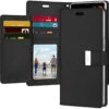 Black Galaxy Note 9 Genuine Rich Diary Wallet Card Case Cover