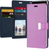 Purple Mercury Rich Diary Wallet Card Slot Case For Galaxy Note 9