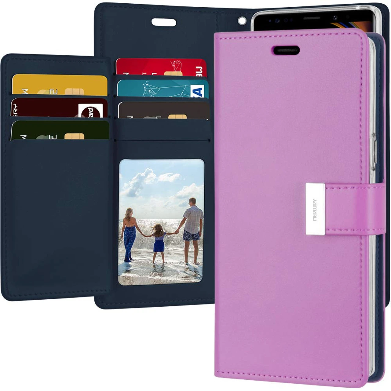 Purple Mercury Rich Diary Wallet Card Slot Case For Galaxy Note 9 1 Purple Mercury Rich Diary Wallet Card Slot Case For Galaxy Note 9