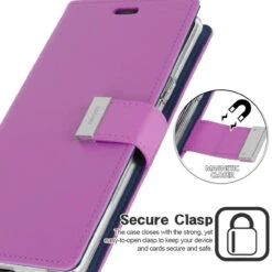 Purple Mercury Rich Diary Wallet Card Slot Case For Galaxy Note 9 8 Purple Mercury Rich Diary Wallet Card Slot Case For Galaxy Note 9 -Cheap NewCase Store galaxy note 9 rich diary purple 4 25940.1614568042