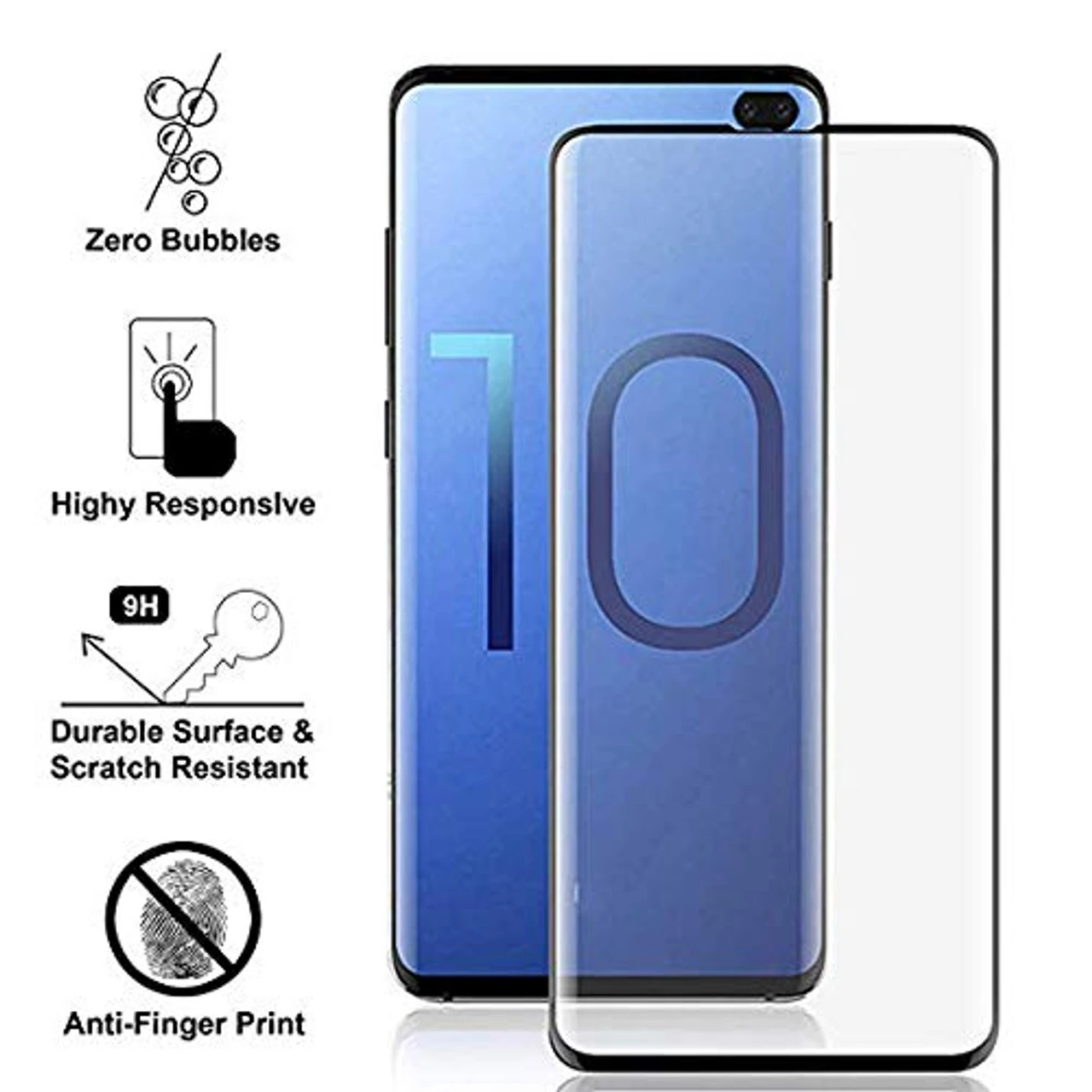 5D Full Cover Tempered Glass Screen Protector For Galaxy S10 5G 2 5D Full Cover Tempered Glass Screen Protector For Galaxy S10 5G - Image 2