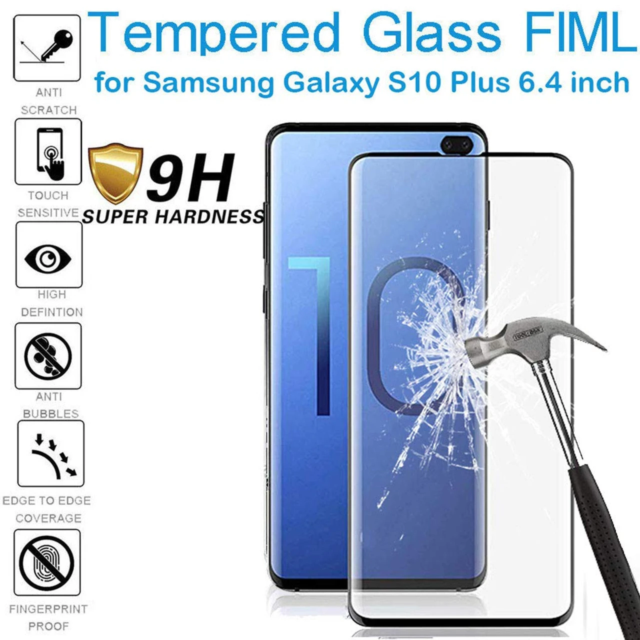 5D Full Cover Tempered Glass Screen Protector For Galaxy S10 5G 4 5D Full Cover Tempered Glass Screen Protector For Galaxy S10 5G - Image 4