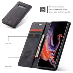 Black CaseMe Slim Magnetic Premium Wallet Case For Galaxy S10 5G 13 Black CaseMe Slim Magnetic Premium Wallet Case For Galaxy S10 5G -Cheap NewCase Store galaxy s10 caseme wallet black 7 69454.1690945632