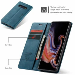 Exceptional Blue CaseMe Slim Compact Wallet Case For Galaxy S10 5G -Cheap NewCase Store galaxy s10 caseme wallet blue 4 10375.1627035536 94484.1687256246
