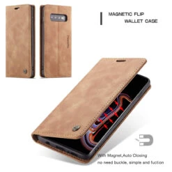 Brown CaseMe Soft Matte Business Wallet Case For Galaxy S10e 10 Brown CaseMe Soft Matte Business Wallet Case For Galaxy S10e -Cheap NewCase Store galaxy s10 caseme wallet brown 4 86727.1569805515