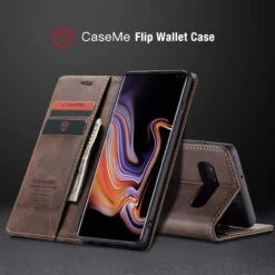 Business Galaxy S10 CaseMe Slim Wallet Case Card Slots - Coffee -Cheap NewCase Store galaxy s10 caseme wallet coffee 3 58476.1573614771
