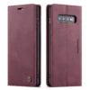 Wine CaseMe Slim Magnetic Premium Wallet Case For Galaxy S10e
