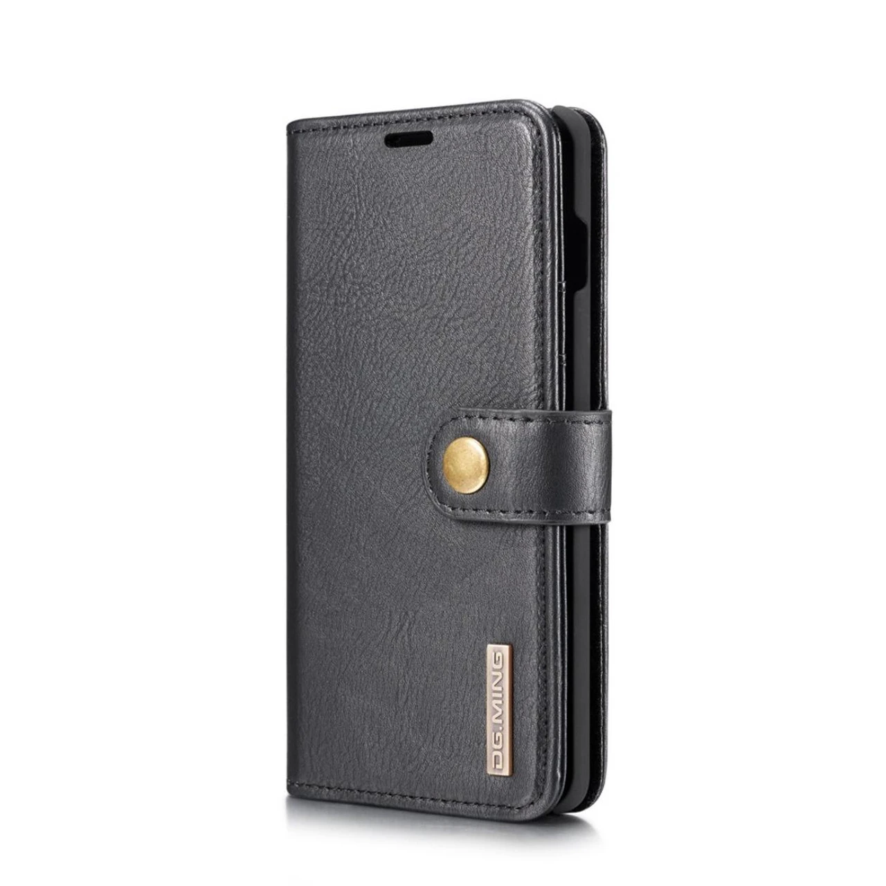 Black DG.Ming Wallet Removable Magnetic Case With Card Slots For Galaxy S10 2 Black DG.Ming Wallet Removable Magnetic Case With Card Slots For Galaxy S10 - Image 2