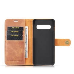 Brown Galaxy S10 DG.Ming Multi Card Wallet Detachable Magnetic Case -Cheap NewCase Store galaxy s10 dg ming wallet magnetic case brown 6 98705.1701321214