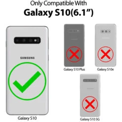 Black Goospery Slim Magnetic Door Credit Card Case For Galaxy S10 -Cheap NewCase Store galaxy s10 goospery magnetic door case black 7 68379.1667280937