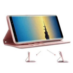 Rose Gold Hanman Wallet Case For Samsung Galaxy S10+ Plus -Cheap NewCase Store galaxy s10 hanman wallet rose gold 4 98943.1553805798