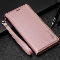 Rose Gold Hanman Wallet Case For Samsung Galaxy S10+ Plus -Cheap NewCase Store galaxy s10 hanman wallet rose gold 6 02971.1553805799