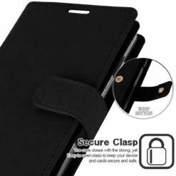 Black Genuine Mercury Mansoor Wallet Case For Galaxy S10+ Plus -Cheap NewCase Store galaxy s10 mercury mansoor wallet black 6 51550.1690165789