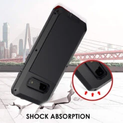 Samsung Galaxy S10 Black Metal Heavy Duty Shockproof Case -Cheap NewCase Store galaxy s10 metal water resistant case black 4 89044.1604976515