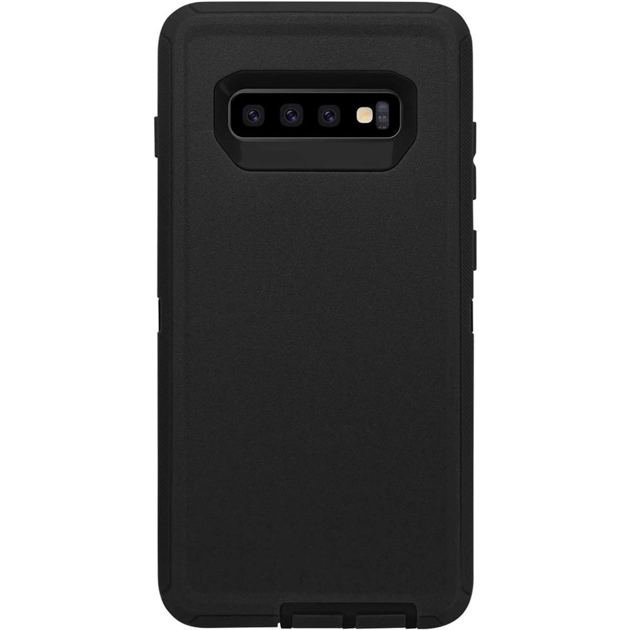 Black Galaxy S10 Rugged Shock / Drop Protection Defender Case 4 Black Galaxy S10 Rugged Shock / Drop Protection Defender Case - Image 4