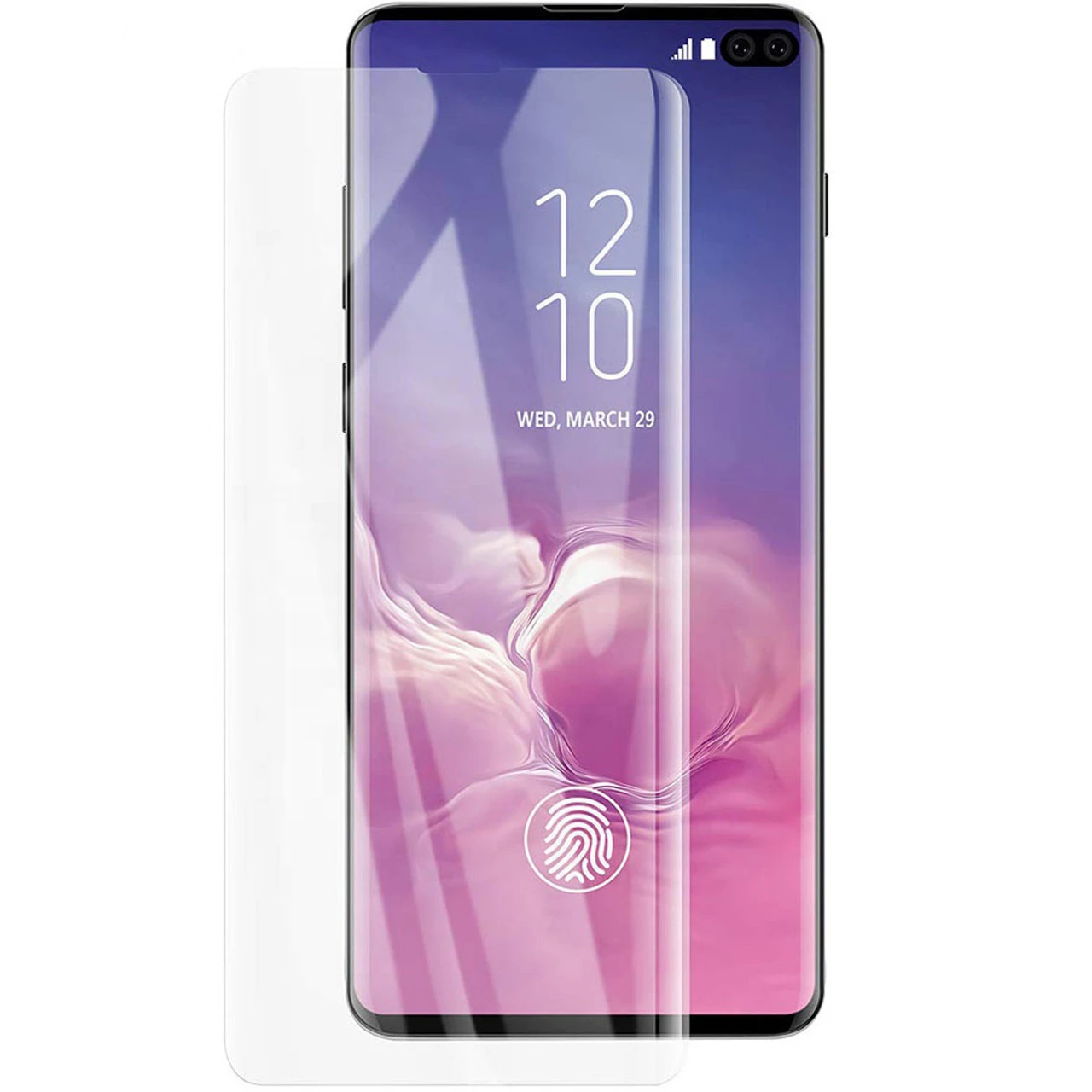 Galaxy S10 5G NUGLAS Full Cover UV Glue Tempered Glass Protector 2 Galaxy S10 5G NUGLAS Full Cover UV Glue Tempered Glass Protector - Image 2