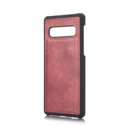 Red Galaxy S10 Plus DG.Ming 2 In 1 Leather Wallet Removable Magnetic Case -Cheap NewCase Store galaxy s10 plus dg ming wallet magnetic case red 4 03898.1701321552