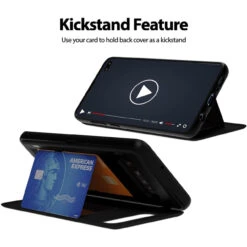 Black Goospery Magnetic Door 2 Card Shockproof Case For Galaxy S10 + Plus -Cheap NewCase Store galaxy s10 plus goospery magnetic door case black 3 95218.1671685102