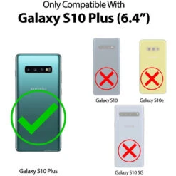 Black Goospery Magnetic Door 2 Card Shockproof Case For Galaxy S10 + Plus -Cheap NewCase Store galaxy s10 plus goospery magnetic door case black 7 10735.1671685102