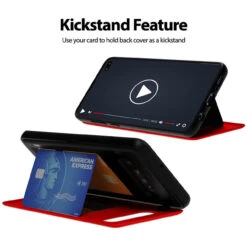 Red Galaxy S10 + Plus Mercury Slim Shock Proof Magnetic Door Case -Cheap NewCase Store galaxy s10 plus goospery magnetic door case red 6 20374.1652821083