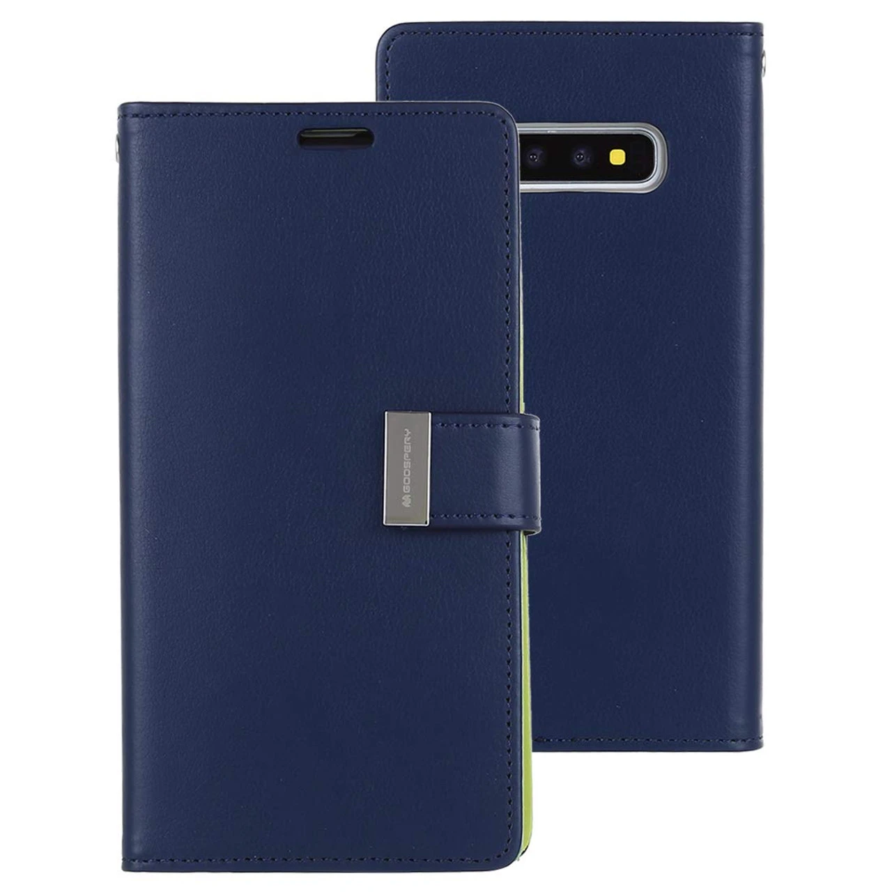 Galaxy S10 5G Navy Genuine Mercury Rich Diary Premium Wallet Case 1 Galaxy S10 5G Navy Genuine Mercury Rich Diary Premium Wallet Case