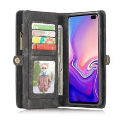 Black Galaxy S10+ Plus Multi-functional 2 In 1 Purse Wallet Magnetic Case 8 Black Galaxy S10+ Plus Multi-functional 2 In 1 Purse Wallet Magnetic Case -Cheap NewCase Store galaxy s10 plus caseme multifunctional wallet black 3 93515.1670649311