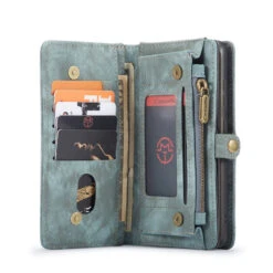 Blue Galaxy S20 Multi-Functional Wallet Detachable Magnetic Case