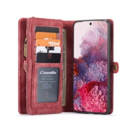 Red Galaxy S20 CaseMe 11 Card Slot Wallet Removable Magnetic Case 11 Red Galaxy S20 CaseMe 11 Card Slot Wallet Removable Magnetic Case -Cheap NewCase Store galaxy s20 caseme multifunctional wallet red 1 63018.1681795209
