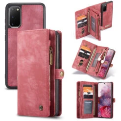 Red Galaxy S20 CaseMe 11 Card Slot Wallet Removable Magnetic Case 10 Red Galaxy S20 CaseMe 11 Card Slot Wallet Removable Magnetic Case -Cheap NewCase Store galaxy s20 caseme multifunctional wallet red 6 11109.1681795209