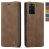 Brown Galaxy S20 CaseMe Wallet Vintage Retro Magnetic Phone Case