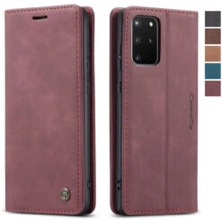 Classy Wine Galaxy S20 CaseMe Wallet Magnetic Card Holder Phone Case