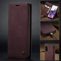 Classy Wine Galaxy S20 CaseMe Wallet Magnetic Card Holder Phone Case -Cheap NewCase Store galaxy s20 caseme wallet wine 7 63484.1690890930
