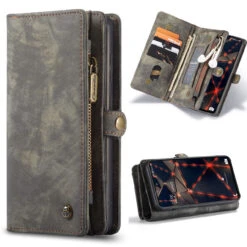 Black Galaxy S20 FE 2 In 1 Multi-Functional Wallet Shock Proof Case -Cheap NewCase Store galaxy s20 fe caseme multifunctional wallet black 6 82925.1687236836