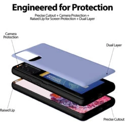 Lilac Goospery Magnetic Door Bumper Card Holder Case For Galaxy S20 FE 13 Lilac Goospery Magnetic Door Bumper Card Holder Case For Galaxy S20 FE -Cheap NewCase Store galaxy s20 fe goospery magnetic door case lilac 7 77545.1652821088