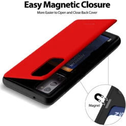 Red Galaxy S20 FE Goospery Slim Magnetic Door Credit Card Case -Cheap NewCase Store galaxy s20 fe goospery magnetic door case red 7 72289.1652821089