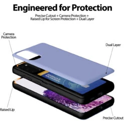 Lilac Galaxy S20 Mercury Slim Shock Proof Magnetic Door Case -Cheap NewCase Store galaxy s20 goospery magnetic door case lilac 6 32518.1652821091