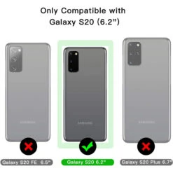 Black Galaxy S20 Rugged Full Body Heavy Duty Shock Proof Case 10 Black Galaxy S20 Rugged Full Body Heavy Duty Shock Proof Case -Cheap NewCase Store galaxy s20 military grade defender case black 4 96802.1673915602