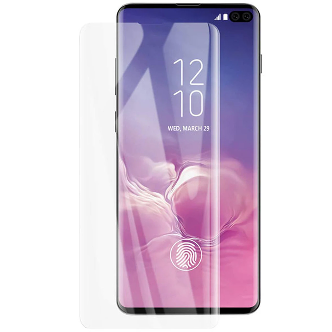 Galaxy S20+ Plus NUGLAS Full Cover UV Glue Tempered Glass Protector 2 Galaxy S20+ Plus NUGLAS Full Cover UV Glue Tempered Glass Protector - Image 2