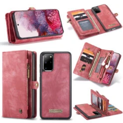 Red CaseMe 11 Card Slot Wallet Magnetic Case For Galaxy S20 Plus 11 Red CaseMe 11 Card Slot Wallet Magnetic Case For Galaxy S20 Plus -Cheap NewCase Store galaxy s20 plus caseme multifunctional wallet red 6 87040.1687237260