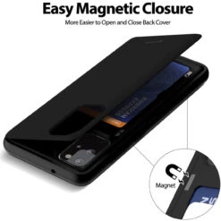 Black Goospery Magnetic Door 2 Card Shock Proof Case For Galaxy S20 + Plus -Cheap NewCase Store galaxy s20 plus goospery magnetic door case black 5 17069.1667280959