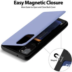 Lilac Goospery Slim Magnetic Door Credit Card Case For Galaxy S20 + Plus 10 Lilac Goospery Slim Magnetic Door Credit Card Case For Galaxy S20 + Plus -Cheap NewCase Store galaxy s20 plus goospery magnetic door case lilac 4 52951.1667281053