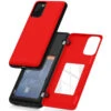 Red Galaxy S20 + Plus Goospery Magnetic Door 2 Card Shock Proof Case