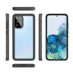 Black Samsung Galaxy S20+ Plus Waterproof Dirtproof Shock Proof Case 12 Black Samsung Galaxy S20+ Plus Waterproof Dirtproof Shock Proof Case -Cheap NewCase Store galaxy s20 plus waterproof case black 5 99612.1678852659