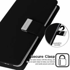 Black Galaxy S20 Genuine Mercury Rich Diary Card Slot Wallet Case -Cheap NewCase Store galaxy s20 rich diary black 7 96461.1685698178