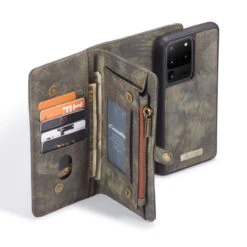 Black Galaxy S20 Ultra Multi-Functional 2 In 1 Zipper Purse Wallet Case 8 Black Galaxy S20 Ultra Multi-Functional 2 In 1 Zipper Purse Wallet Case -Cheap NewCase Store galaxy s20 ultra caseme multifunctional wallet black 3 06525.1670649500