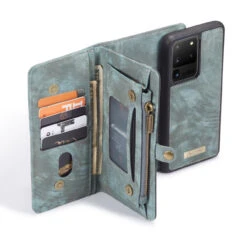Blue Galaxy S20 Ultra CaseMe 11 Card Slot Wallet Magnetic Case -Cheap NewCase Store galaxy s20 ultra caseme multifunctional wallet blue 3 73402.1687236980
