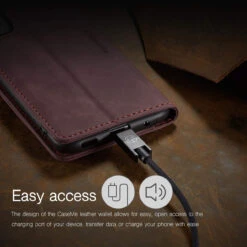 Classy Wine Galaxy S20 Ultra CaseMe Wallet Magnetic Card Holder Case -Cheap NewCase Store galaxy s20 ultra caseme wallet wine 6 42084.1636801118